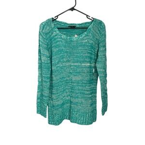 Apostrophe NWT Women's Long Sleeve Knit Sweater Teal XL